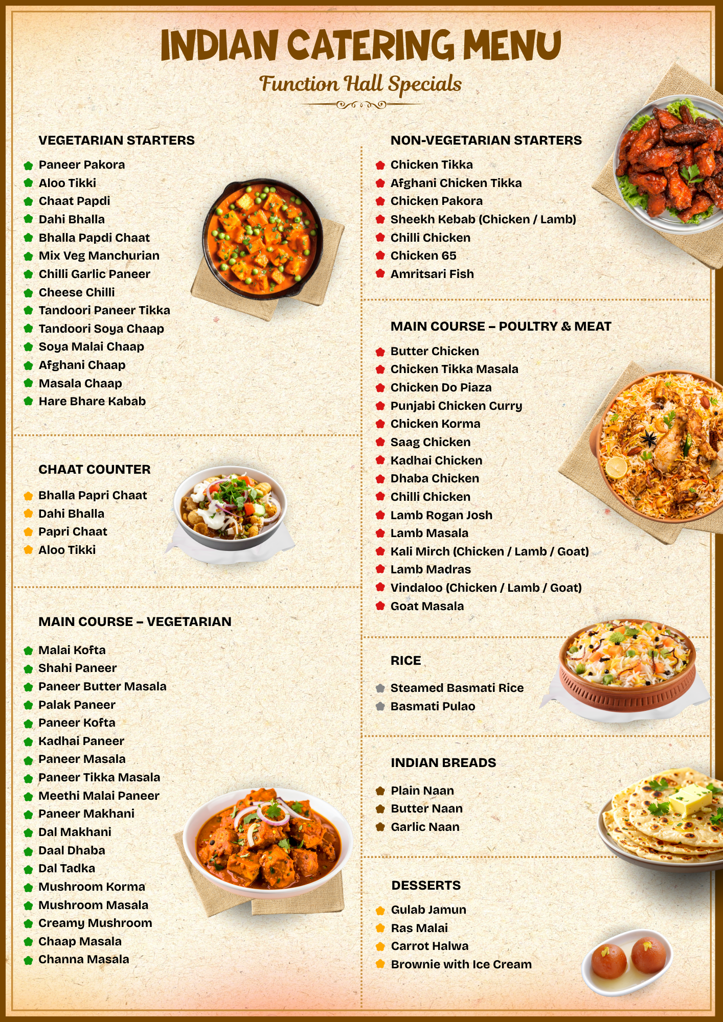 Catering Menu